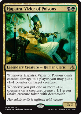 Hapatra, Vizier of Poisons (Amonkhet) Light Play