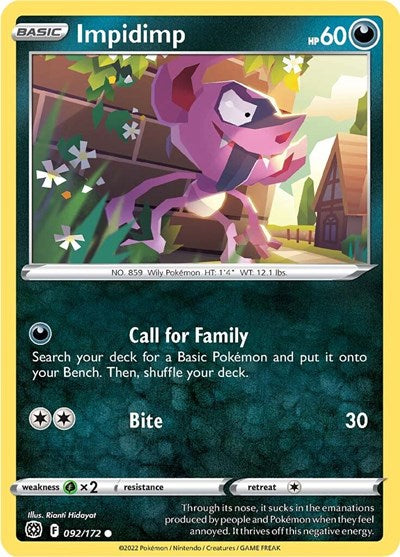 Impidimp (SWSH09: Brilliant Stars) Near Mint