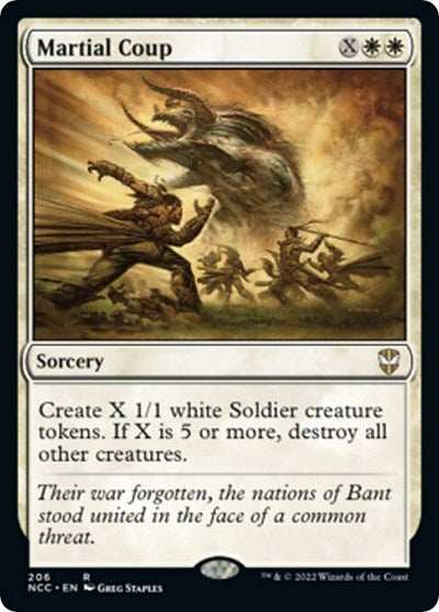 Martial Coup (Commander: Streets of New Capenna) Light Play