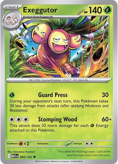 Exeggutor - 005 (ME01: Mega Evolution) Near Mint