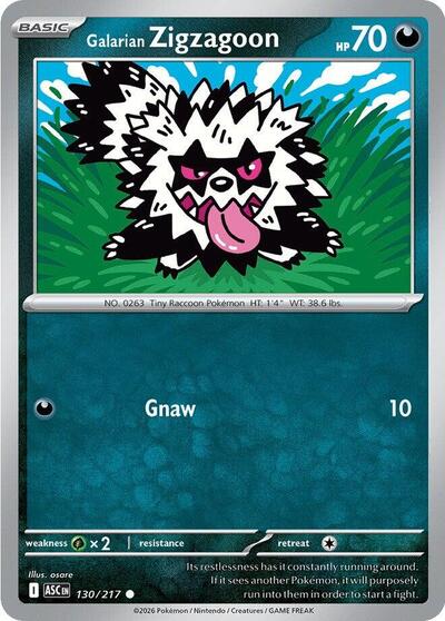 Galarian Zigzagoon (ME: Ascended Heroes) Near Mint