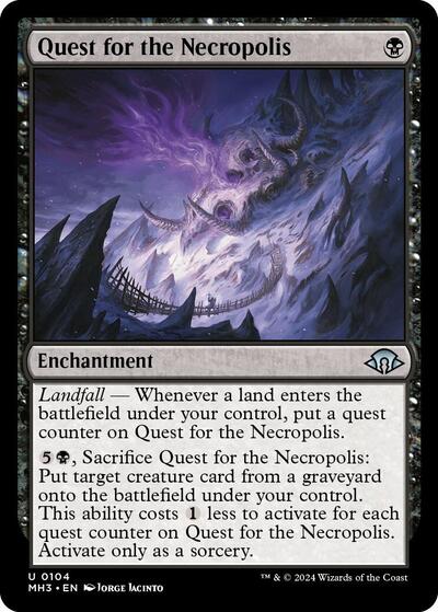 Quest for the Necropolis (Modern Horizons 3) Light Play Foil