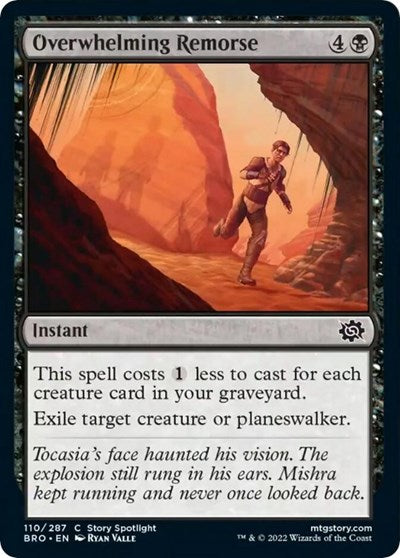 Overwhelming Remorse (The Brothers' War) Near Mint Foil