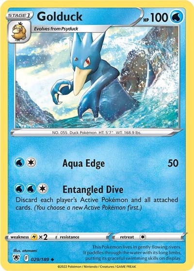 Golduck (SWSH10: Astral Radiance) Near Mint