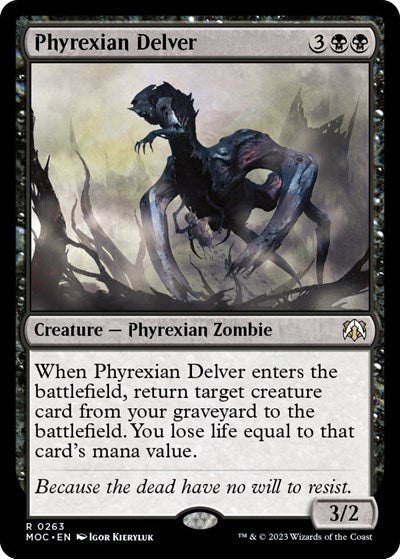 Phyrexian Delver (Commander: March of the Machine) Near Mint