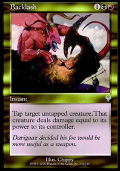 Backlash (Invasion) Light Play