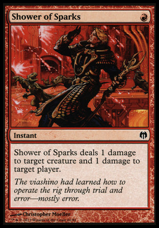 Shower of Sparks (Duel Decks: Heroes vs Monsters) Light Play