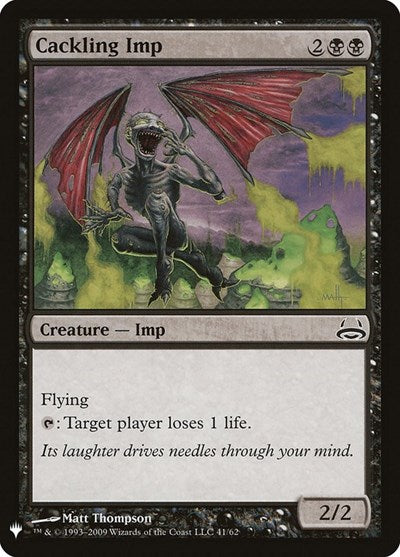 Cackling Imp (Mystery Booster) Light Play