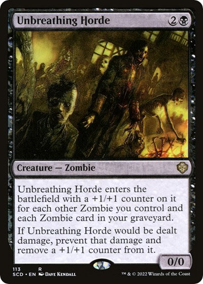 Unbreathing Horde (Commander 2022 Starter Decks) Light Play
