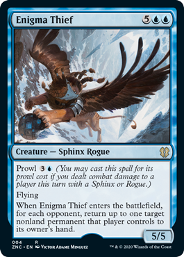 Enigma Thief (Commander 2020 Zendikar Rising) Light Play