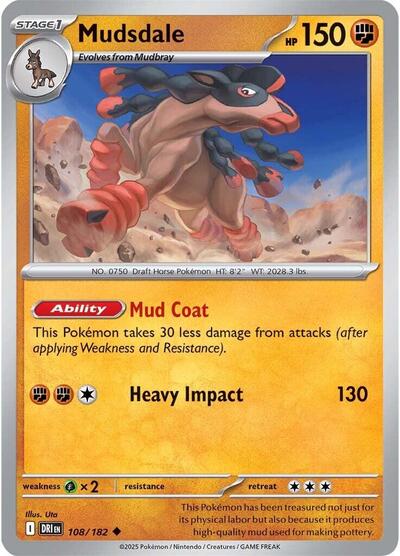Mudsdale (SV10: Destined Rivals) Near Mint