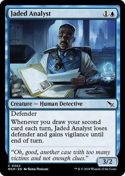 Jaded Analyst (Murders at Karlov Manor) Light Play Foil