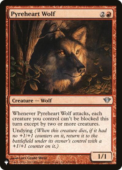 Pyreheart Wolf (The List) Near Mint