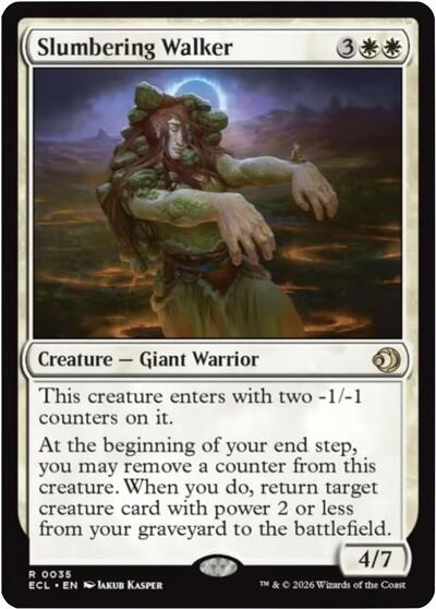Slumbering Walker (Lorwyn Eclipsed) Near Mint