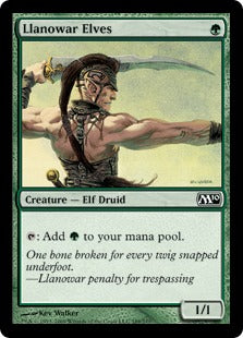 Llanowar Elves (Magic 2010 Core Set) Light Play