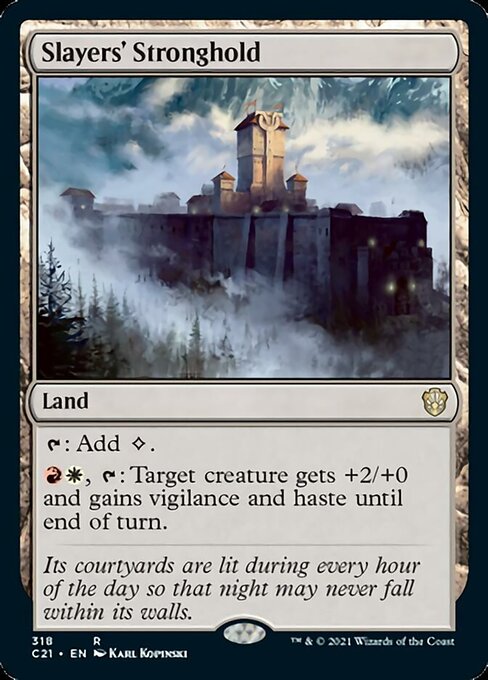 Slayers' Stronghold (Commander 2021 Strixhaven) Light Play