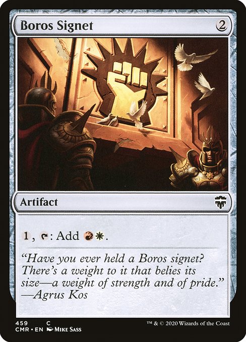 Boros Signet (Commander Legends) Light Play