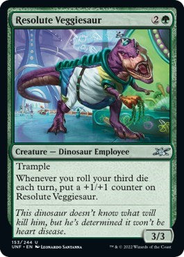 Resolute Veggiesaur (Unfinity) Light Play Foil