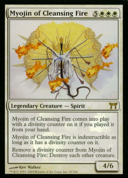 Myojin of Cleansing Fire (Champions of Kamigawa) Light Play