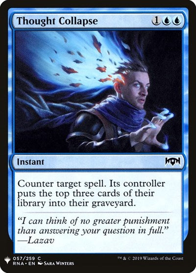 Thought Collapse (Mystery Booster) Light Play