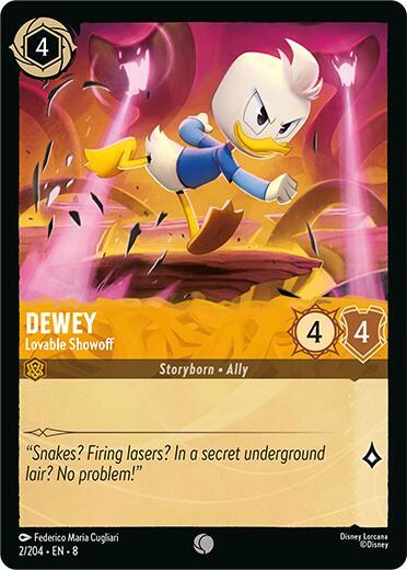 Dewey - Lovable Showoff (Reign of Jafar) Near Mint