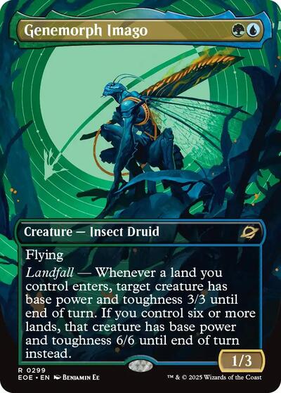 Genemorph Imago (Borderless) (Edge of Eternities) Near Mint