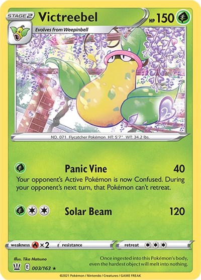 Victreebel (SWSH05: Battle Styles) Near Mint Reverse Holofoil