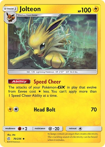 Jolteon (SM - Cosmic Eclipse) Near Mint