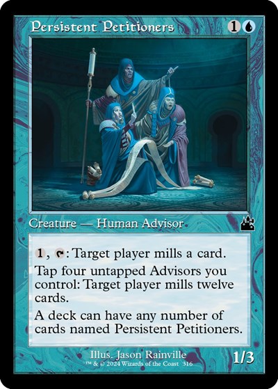 Persistent Petitioners (Retro Frame) (Ravnica Remastered) Light Play