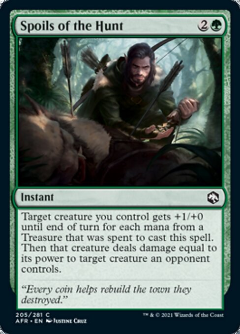 Spoils of the Hunt (Adventures in the Forgotten Realms) Light Play Foil
