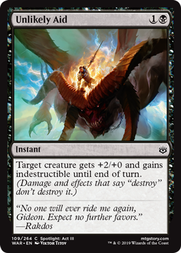 Unlikely Aid (War of the Spark) Light Play Foil