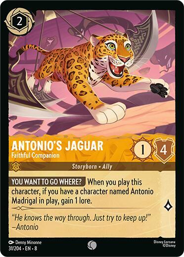 Antonio's Jaguar - Faithful Companion (Reign of Jafar) Near Mint