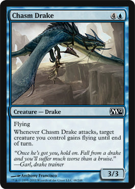 Chasm Drake (Magic 2012 Core Set) Light Play Foil
