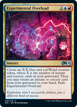 Experimental Overload (Magic 2021 Core Set) Near Mint