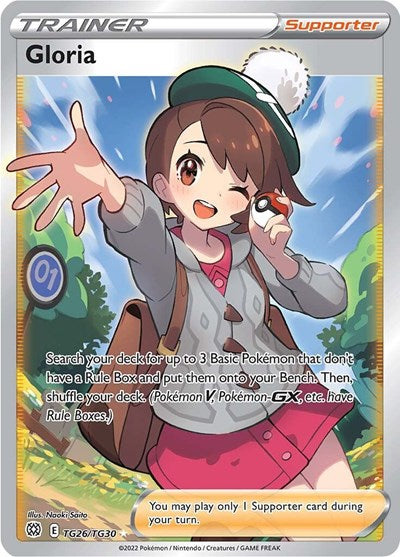 Gloria (SWSH09: Brilliant Stars Trainer Gallery) Near Mint Holofoil