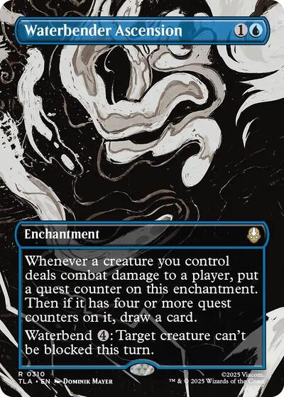 Waterbender Ascension (Borderless) (Avatar: The Last Airbender) Light Play