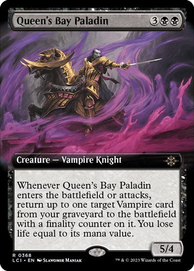 Queen's Bay Paladin (Extended Art) (The Lost Caverns of Ixalan) Light Play
