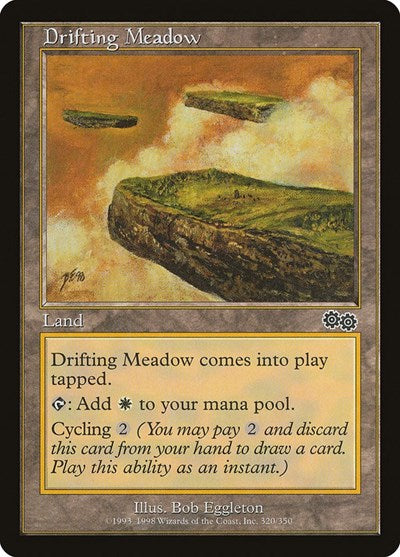 Drifting Meadow (Urza's Saga) Light Play