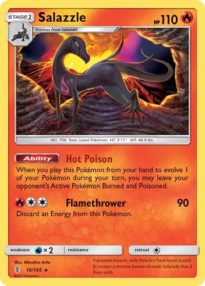 Salazzle (SM - Guardians Rising) Near Mint