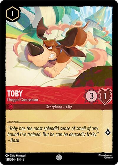 Toby - Dogged Companion (Archazia's Island) Near Mint