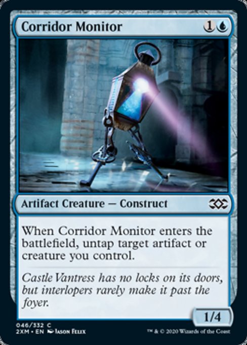 Corridor Monitor (Double Masters) Light Play Foil
