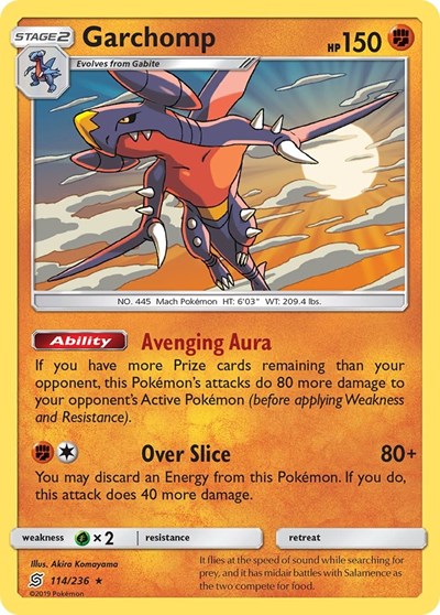 Garchomp (SM - Unified Minds) Near Mint Reverse Holofoil