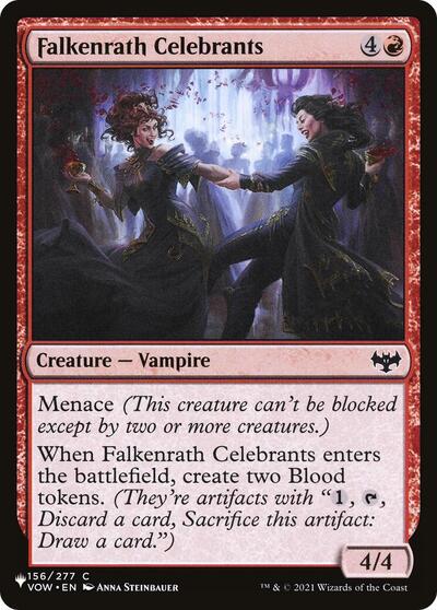 Falkenrath Celebrants (The List) Near Mint