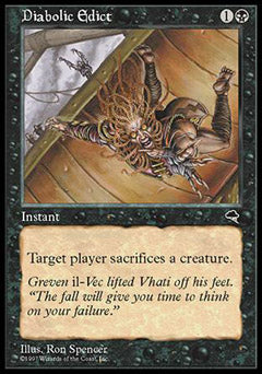 Diabolic Edict (Tempest) Light Play