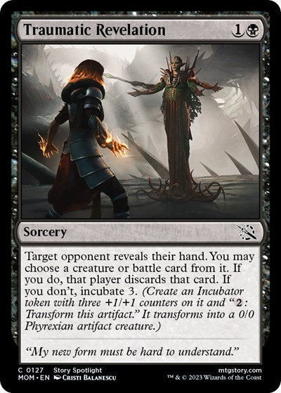 Traumatic Revelation (March of the Machine) Light Play Foil