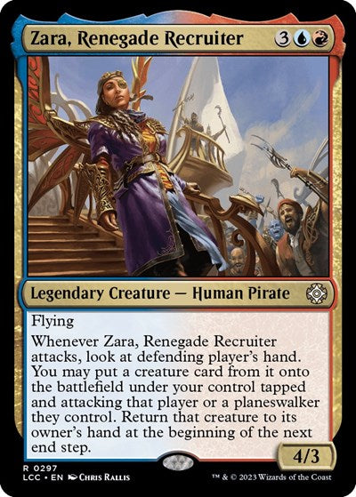 Zara, Renegade Recruiter (Commander: The Lost Caverns of Ixalan) Light Play