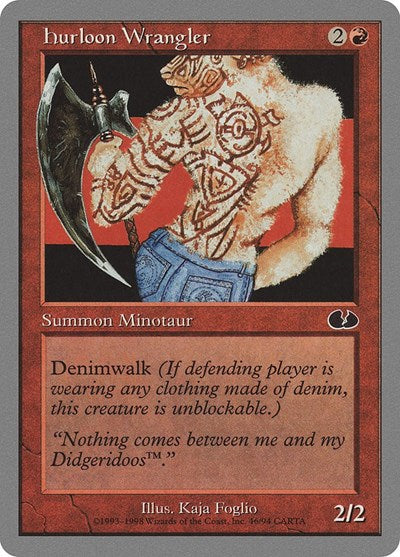 Hurloon Wrangler (Unglued) Light Play