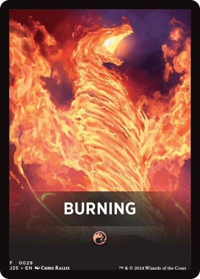 Burning Theme Card (Foundations Jumpstart) Near Mint