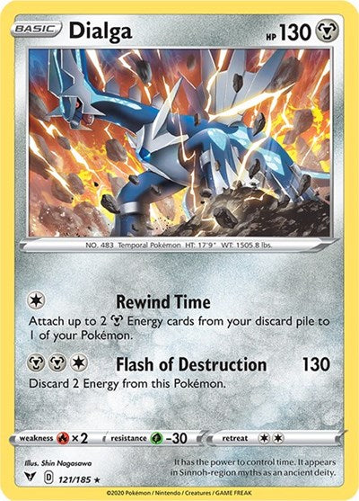 Dialga (SWSH04: Vivid Voltage) Near Mint Reverse Holofoil