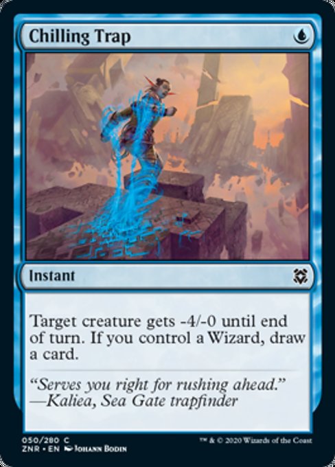 Chilling Trap (Zendikar Rising) Light Play Foil